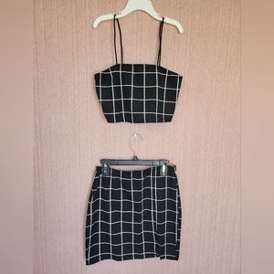 2 pc. Skirt and Crop Top